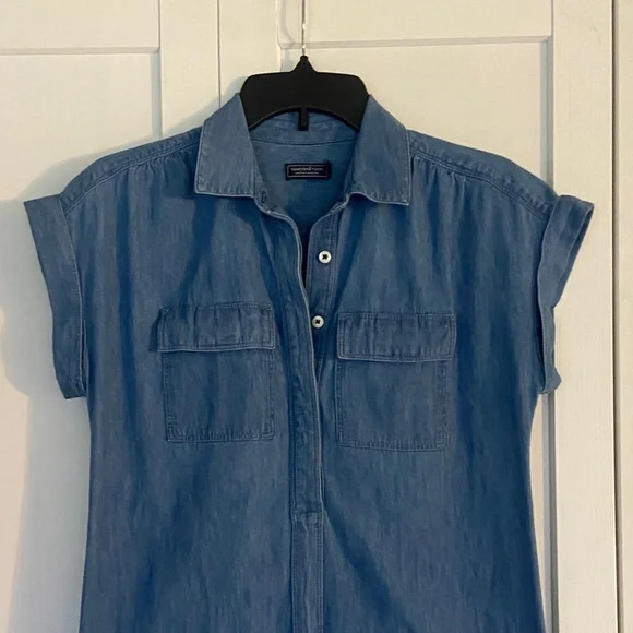 Vineyard Vines Cotton Shirt Dress - Picture 4 of 7